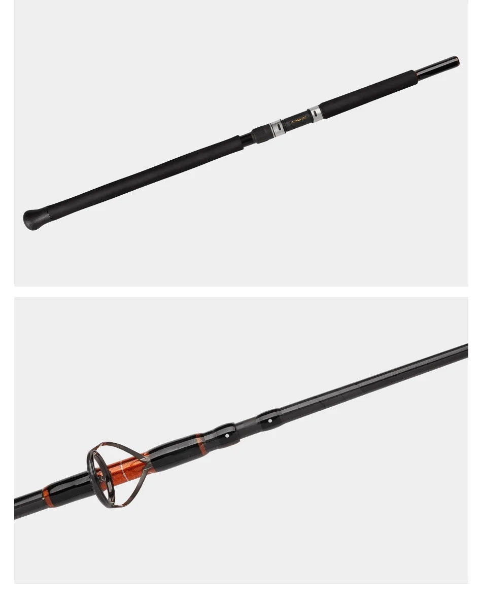 NOEBY VOYAGER Travel Popping Rod – 2.49m | Fuji Guides | Torayca | Offshore Casting | Portable | Big Game GT & Kingfish - Cast And Catch