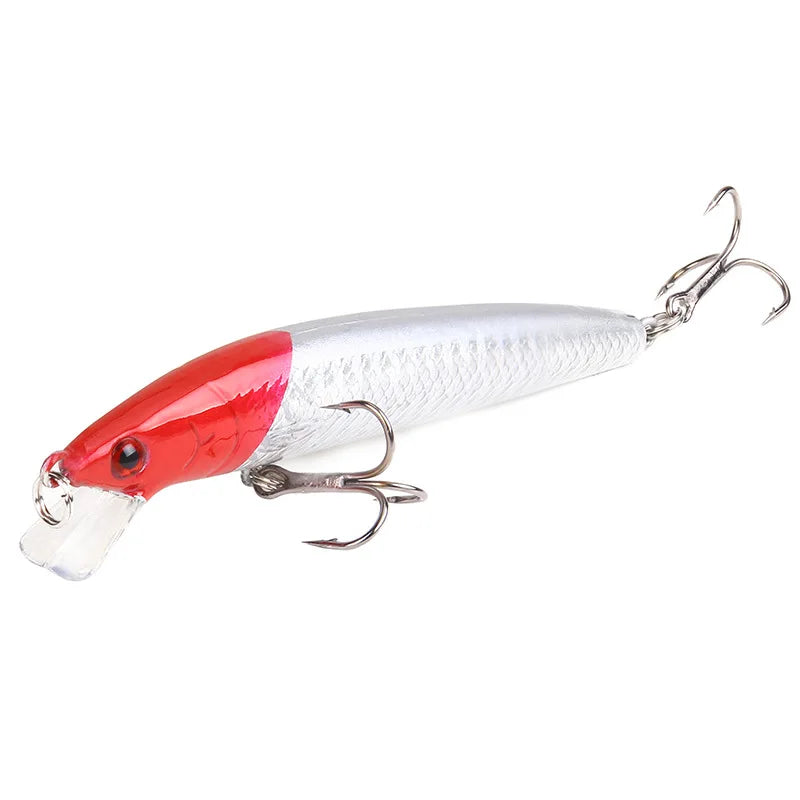 Japanese Minnow Fishing Lure – 95mm, 7g | Floating Hard Bait | Wobbler/Crankbait | Carp & Perch - Cast And Catch