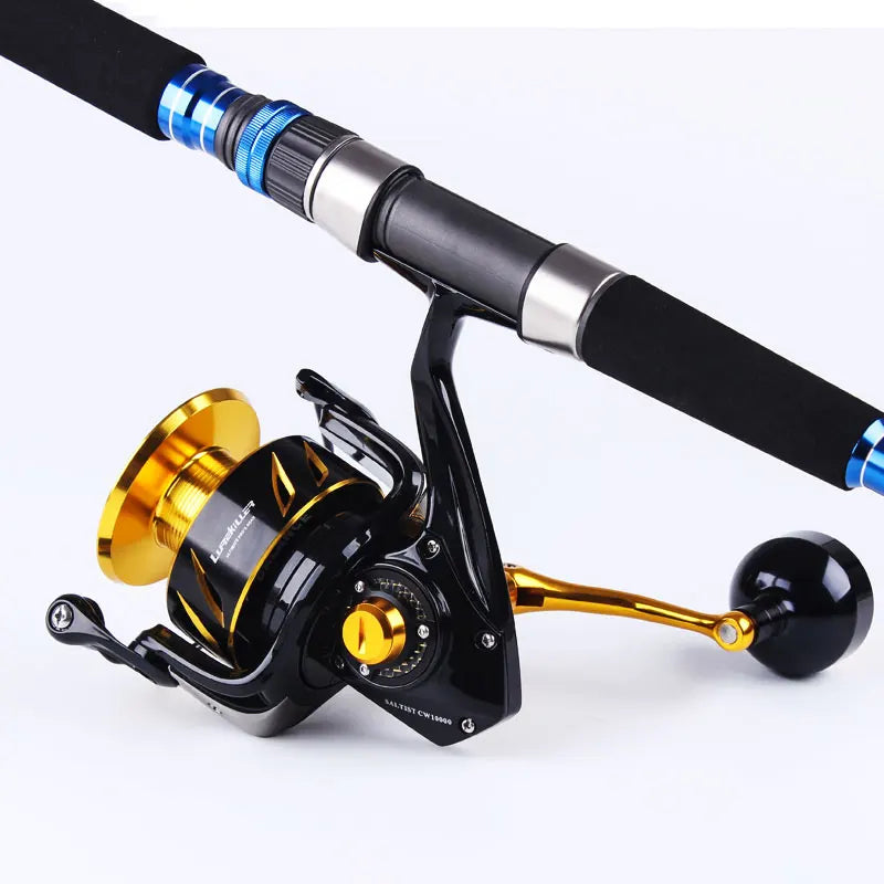 Lurekiller Saltwater Spinning/Jigging Reel – 10BB | Alloy Body | 35kg Drag | Japan Made - Cast And Catch