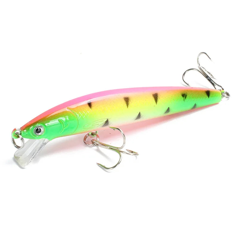 Japanese Minnow Fishing Lure – 95mm, 7g | Floating Hard Bait | Wobbler/Crankbait | Carp & Perch - Cast And Catch