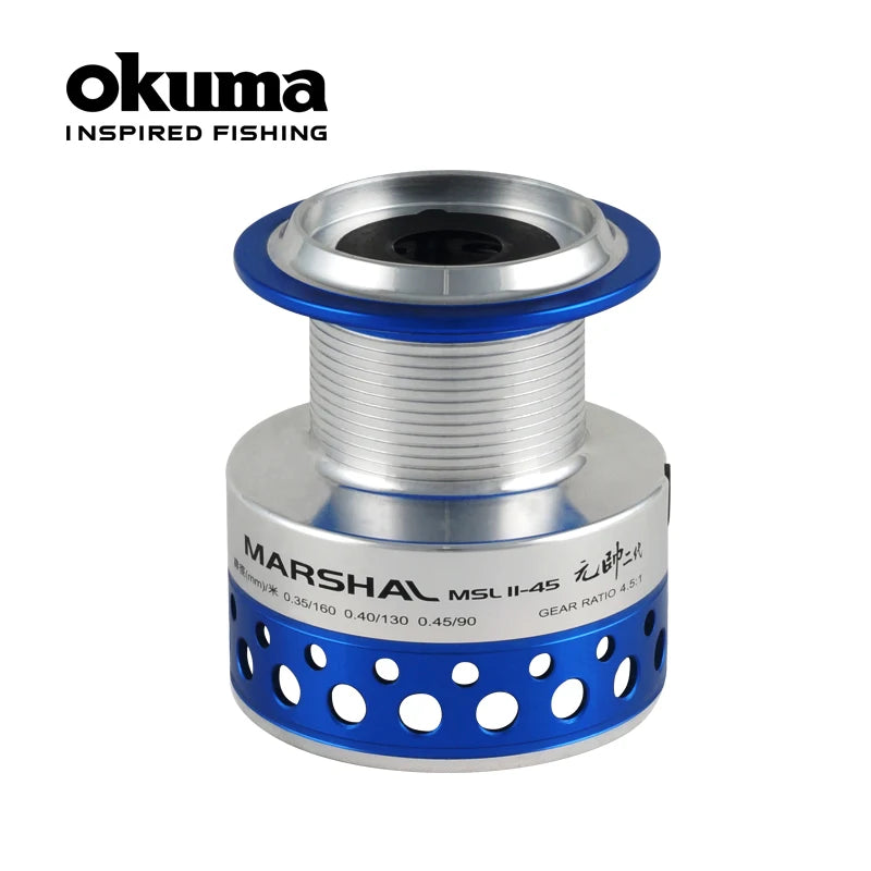 Okuma Spinning/Trolling Reel – 5.0:1 | 6+1BB | 15kg Drag | Long-Distance Fishing - Cast And Catch