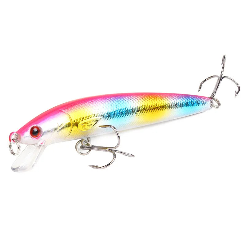 Japanese Minnow Fishing Lure – 95mm, 7g | Floating Hard Bait | Wobbler/Crankbait | Carp & Perch - Cast And Catch