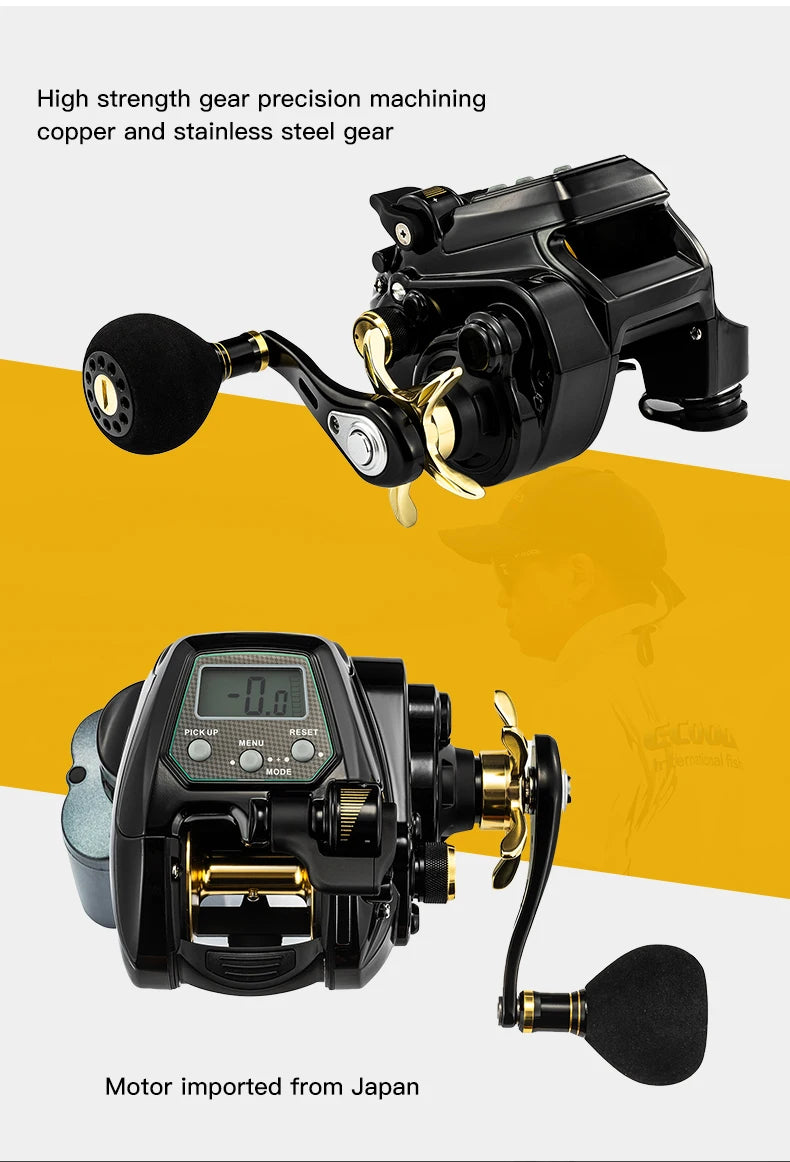 ECOODA-EZH 3000 Electric Reel – Offshore Boat Jigging | 15kg Drag | Saltwater - Cast And Catch