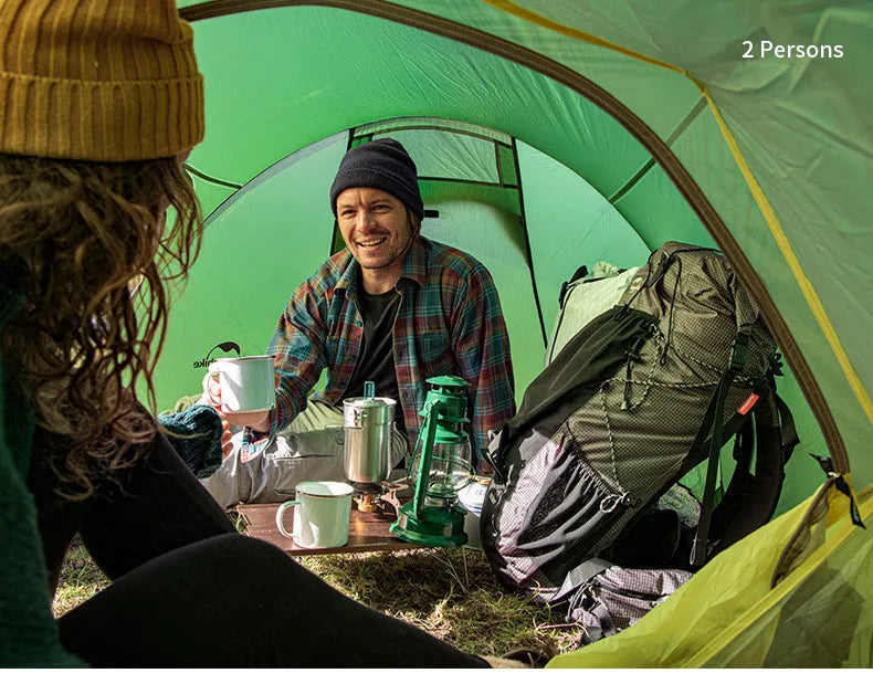 Naturehike Extended Camping Tunnel Tent – Waterproof Double-Layer | Lightweight | 2–4 Person Travel & Outdoor Use - Cast And Catch