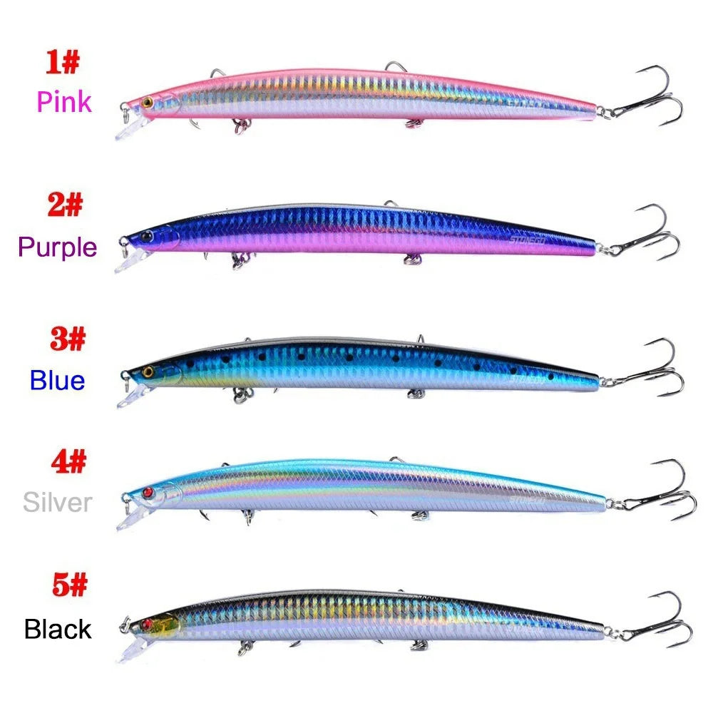 FLYSAND Crankbait Lure – 18cm, 24g | Hard Bait | Sea Wobbler | Swimming Laser Minnow | Artificial Fishing Bait - Cast And Catch