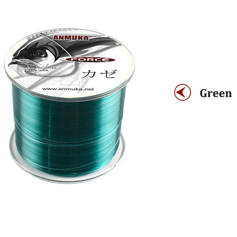 500m Sinking Nylon Fishing Line – High Abrasion Resistance | White/Brown | Sub & Main Line | Fishing Accessories - Cast And Catch