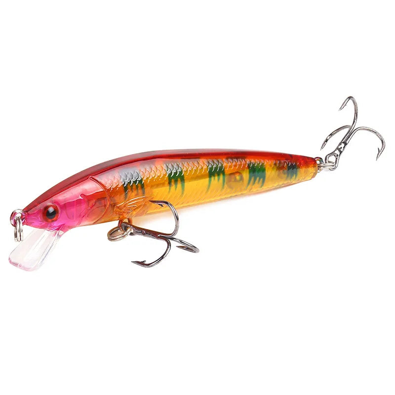 Japanese Minnow Fishing Lure – 95mm, 7g | Floating Hard Bait | Wobbler/Crankbait | Carp & Perch - Cast And Catch