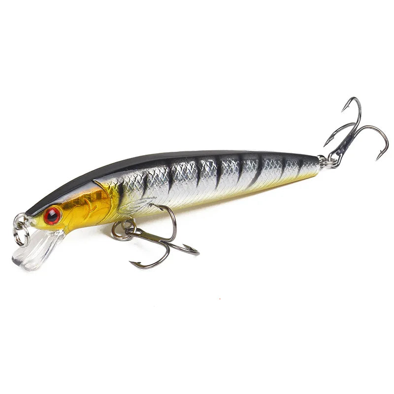 Japanese Minnow Fishing Lure – 95mm, 7g | Floating Hard Bait | Wobbler/Crankbait | Carp & Perch - Cast And Catch