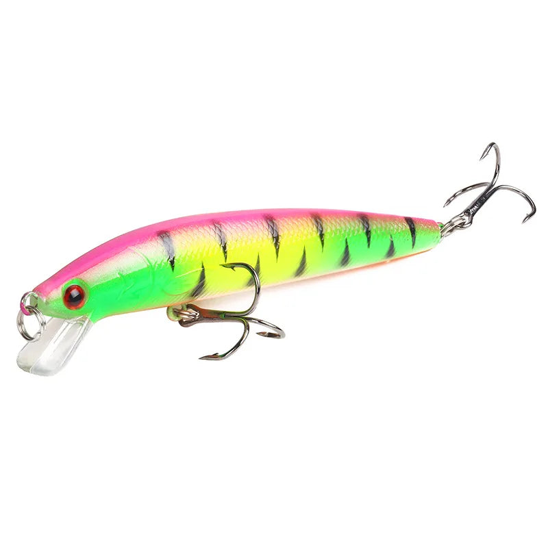 Japanese Minnow Fishing Lure – 95mm, 7g | Floating Hard Bait | Wobbler/Crankbait | Carp & Perch - Cast And Catch