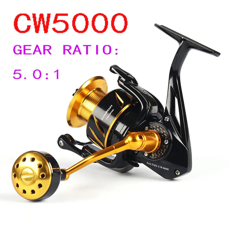 Lurekiller Saltwater Spinning/Jigging Reel – 10BB | Alloy Body | 35kg Drag | Japan Made - Cast And Catch