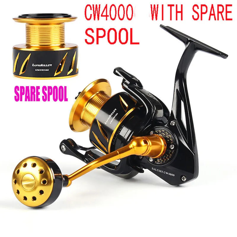 Lurekiller Saltwater Spinning/Jigging Reel – 10BB | Alloy Body | 35kg Drag | Japan Made - Cast And Catch