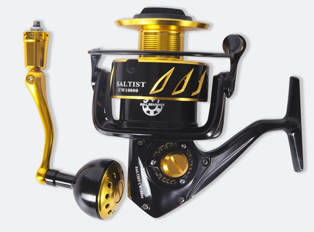 Lurekiller Saltwater Spinning/Jigging Reel – 10BB | Alloy Body | 35kg Drag | Japan Made - Cast And Catch