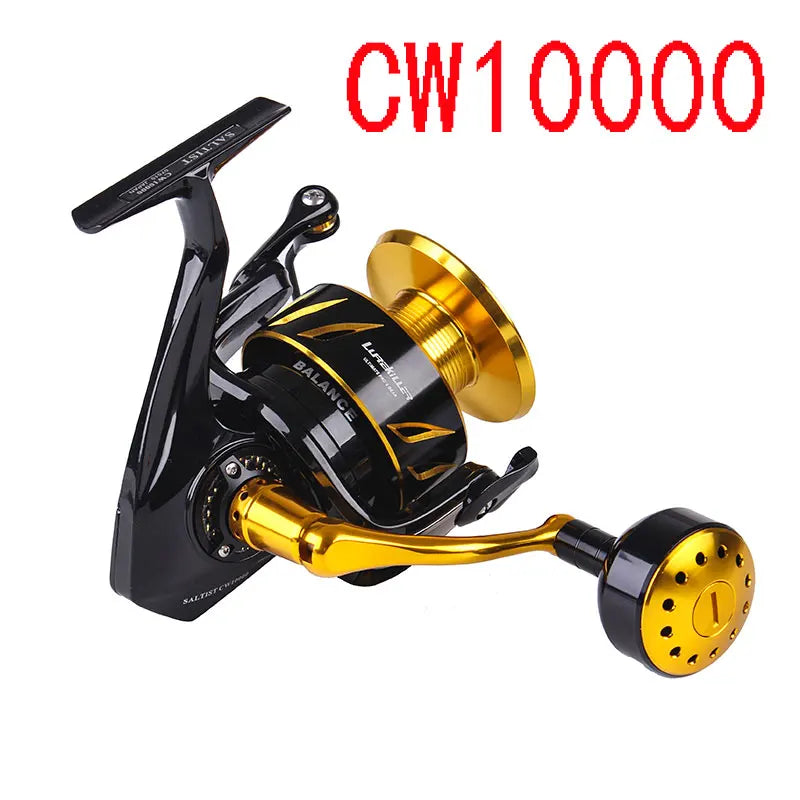 Lurekiller Saltwater Spinning/Jigging Reel – 10BB | Alloy Body | 35kg Drag | Japan Made - Cast And Catch