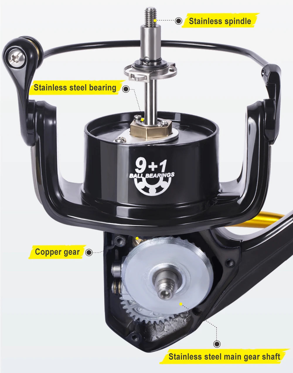 Lurekiller Saltwater Spinning/Jigging Reel – 10BB | Alloy Body | 35kg Drag | Japan Made - Cast And Catch