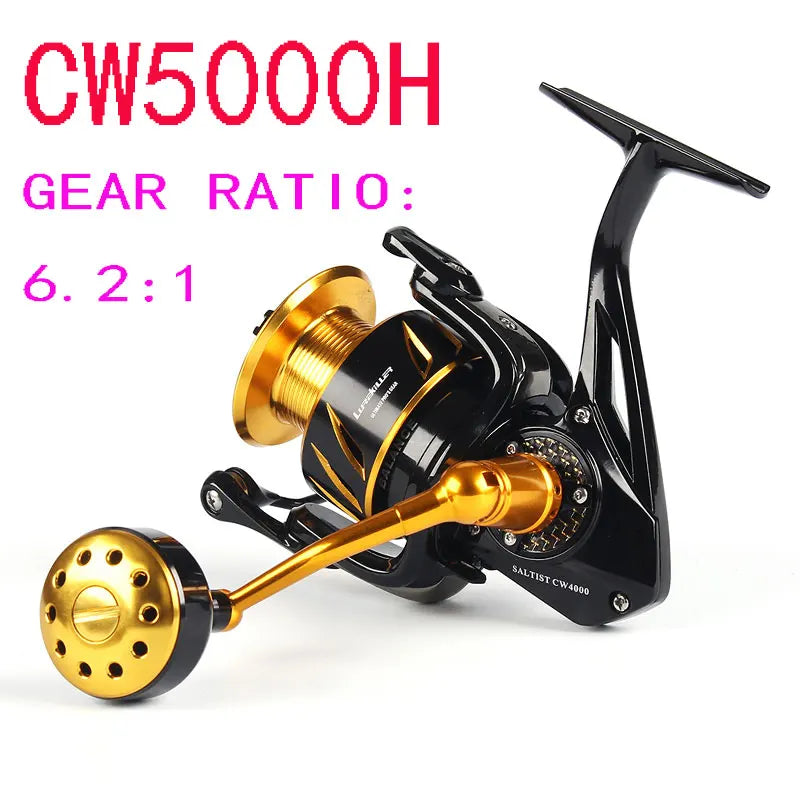 Lurekiller Saltwater Spinning/Jigging Reel – 10BB | Alloy Body | 35kg Drag | Japan Made - Cast And Catch