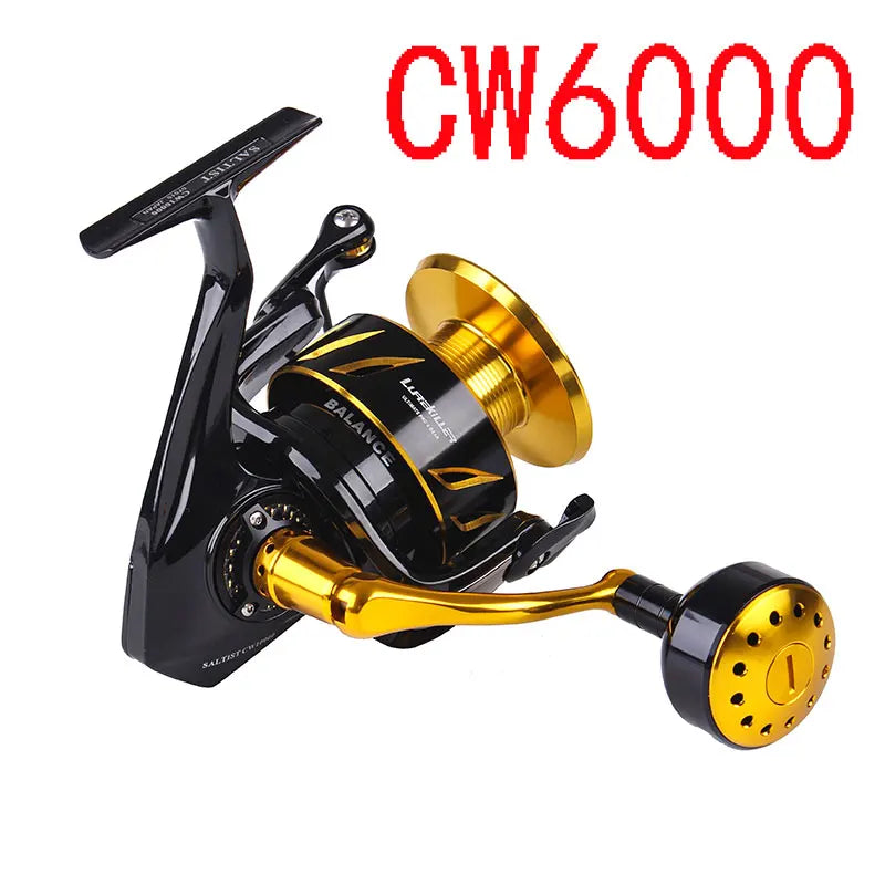 Lurekiller Saltwater Spinning/Jigging Reel – 10BB | Alloy Body | 35kg Drag | Japan Made - Cast And Catch
