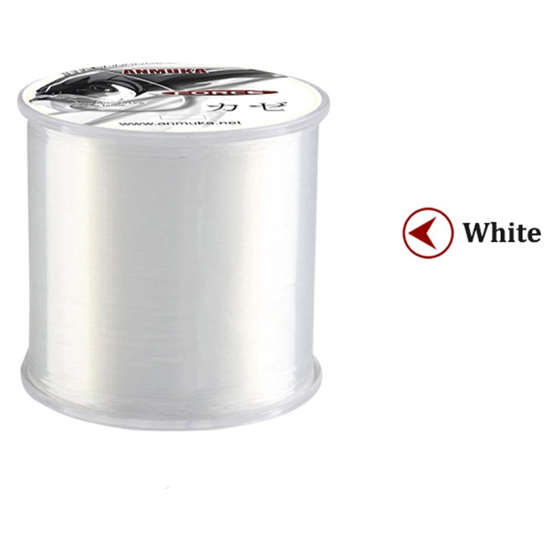 500m Sinking Nylon Fishing Line – High Abrasion Resistance | White/Brown | Sub & Main Line | Fishing Accessories - Cast And Catch