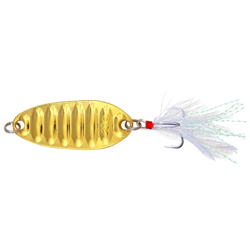 Lure Spoon Fishing Lure – 1pcs | Wobbler/Spinner Bait/Shad | Sequin Metal Jig | Topwater Carp & Bass Fishing - Cast And Catch