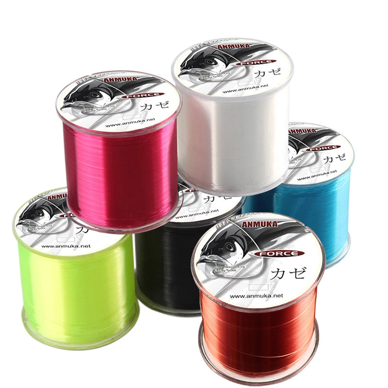 500m Sinking Nylon Fishing Line – High Abrasion Resistance | White/Brown | Sub & Main Line | Fishing Accessories - Cast And Catch