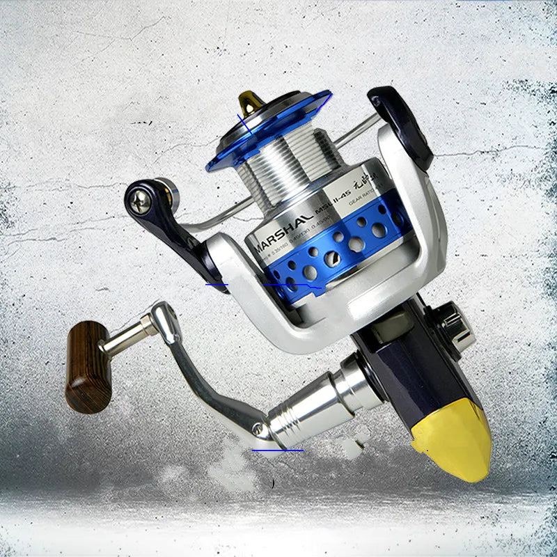 Okuma Spinning/Trolling Reel – 5.0:1 | 6+1BB | 15kg Drag | Long-Distance Fishing - Cast And Catch