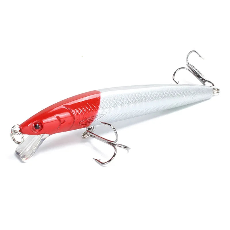 Japanese Minnow Fishing Lure – 95mm, 7g | Floating Hard Bait | Wobbler/Crankbait | Carp & Perch - Cast And Catch
