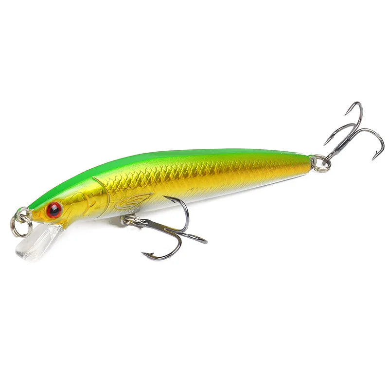 Japanese Minnow Fishing Lure – 95mm, 7g | Floating Hard Bait | Wobbler/Crankbait | Carp & Perch - Cast And Catch