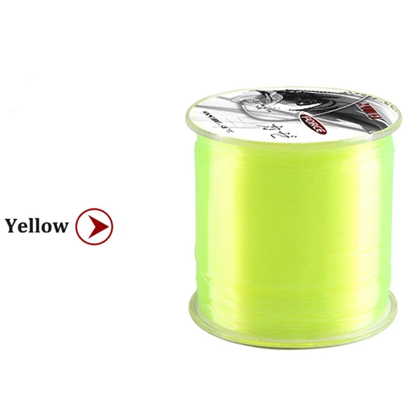 500m Sinking Nylon Fishing Line – High Abrasion Resistance | White/Brown | Sub & Main Line | Fishing Accessories - Cast And Catch