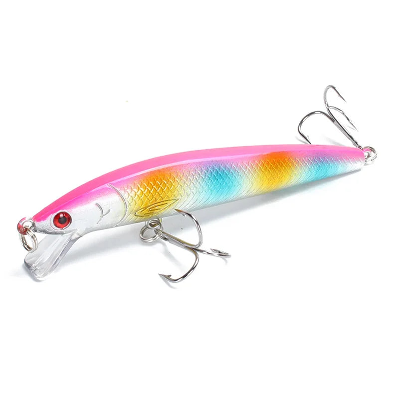 Japanese Minnow Fishing Lure – 95mm, 7g | Floating Hard Bait | Wobbler/Crankbait | Carp & Perch - Cast And Catch