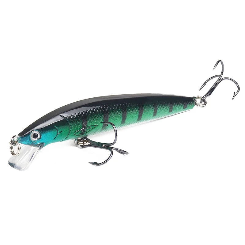 Japanese Minnow Fishing Lure – 95mm, 7g | Floating Hard Bait | Wobbler/Crankbait | Carp & Perch - Cast And Catch