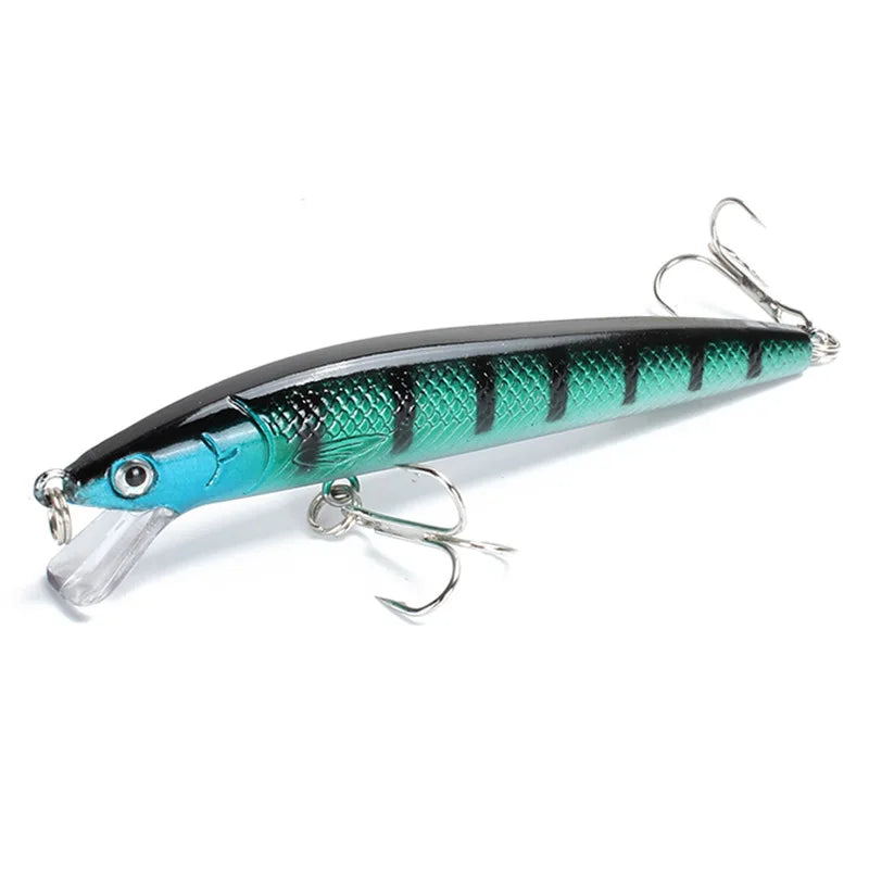 Japanese Minnow Fishing Lure – 95mm, 7g | Floating Hard Bait | Wobbler/Crankbait | Carp & Perch - Cast And Catch
