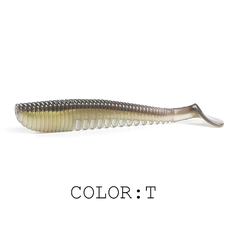 Supercontinent Fishing Lures – 5–11cm | Artificial Wobblers & Soft Shad Lures | Carp Silicone Baits - Cast And Catch