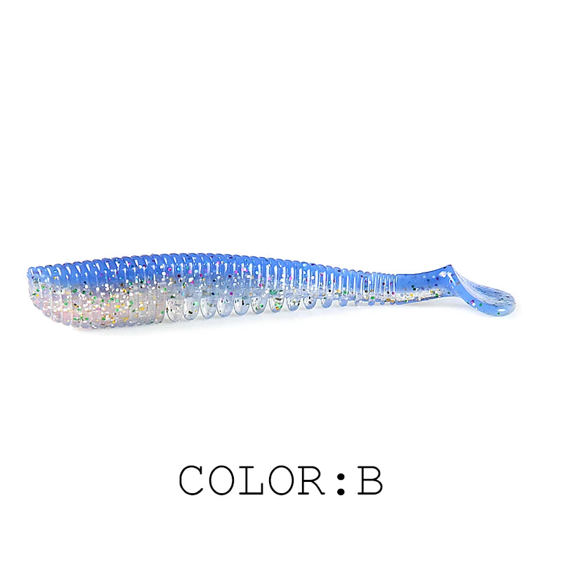 Supercontinent Fishing Lures – 5–11cm | Artificial Wobblers & Soft Shad Lures | Carp Silicone Baits - Cast And Catch