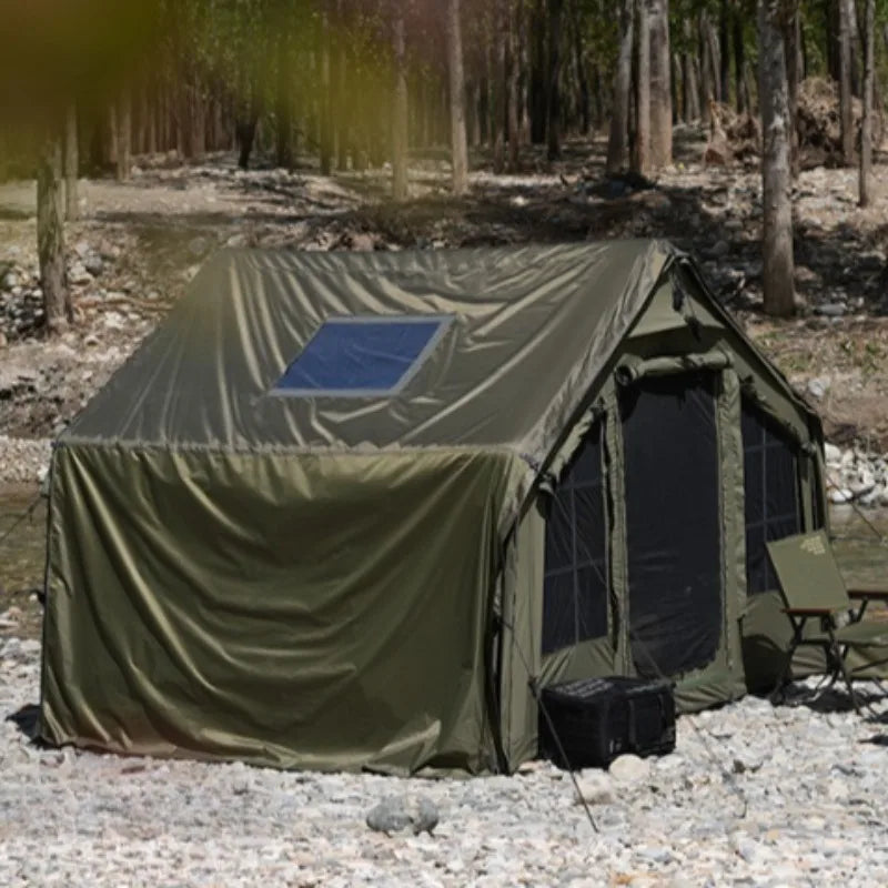 8㎡ Fully Automatic Inflatable Camping Tent – Outdoor Use | Sun Protection, Rainproof & Portable | Ventilated & Bright Interior - Cast And Catch