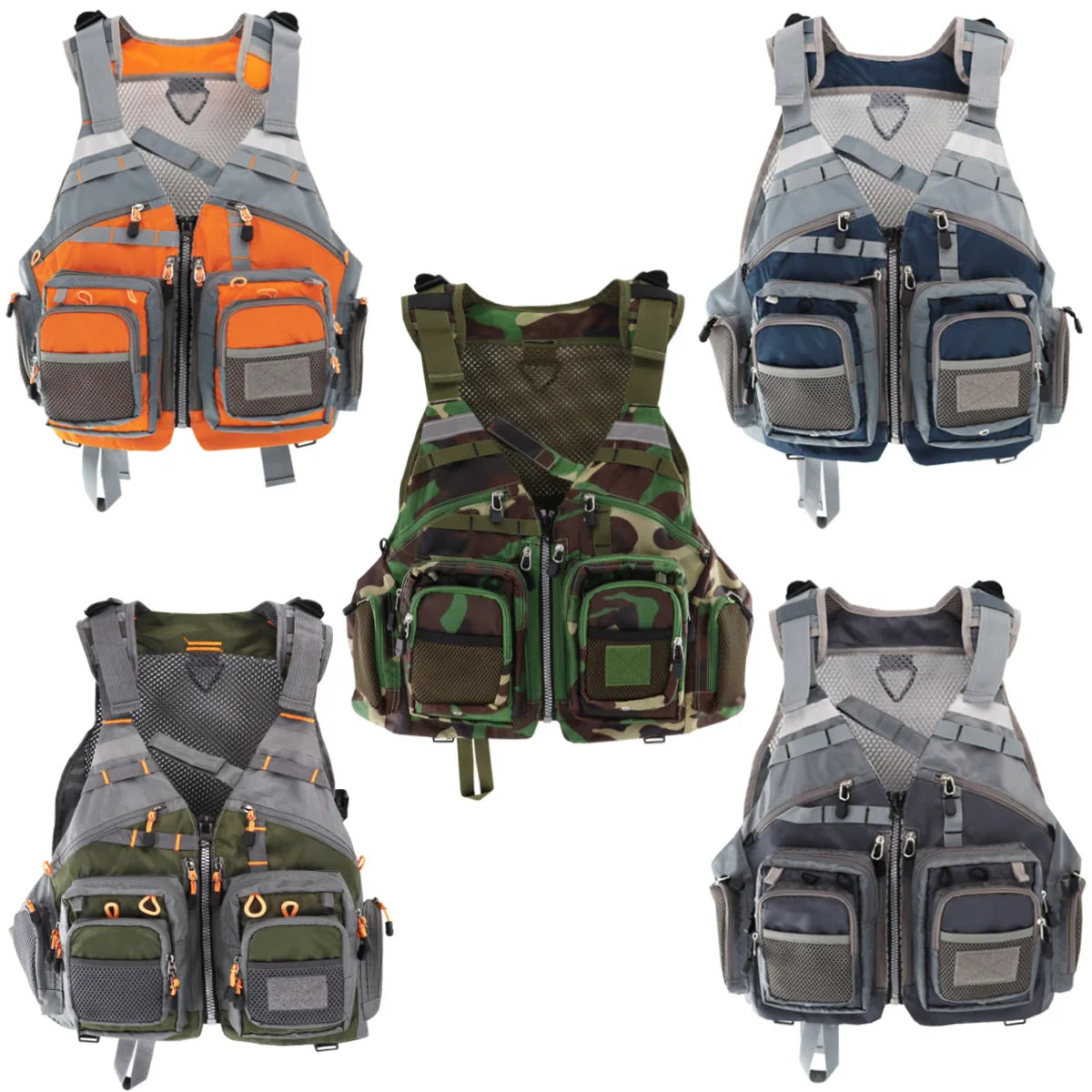 Adjustable Fly Fishing Vest – Unisex | Breathable Mesh Fabric | Quick-Drying | Outdoor & Fishing Activities - Cast And Catch