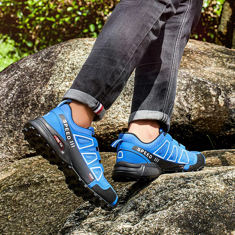 Men’s Hiking Shoes – Outdoor Rubber Sole | Non-Slip, Lightweight & Comfortable | Tactical Training & Travel Sports Shoes - Cast And Catch