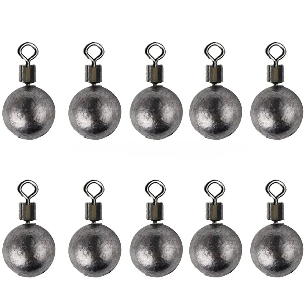 10pcs Fishing Weights/Sinkers – 3.5g, 5g, 7g, 10g, 14g, 20g | Carp Fishing Tackle & Accessories - Cast And Catch