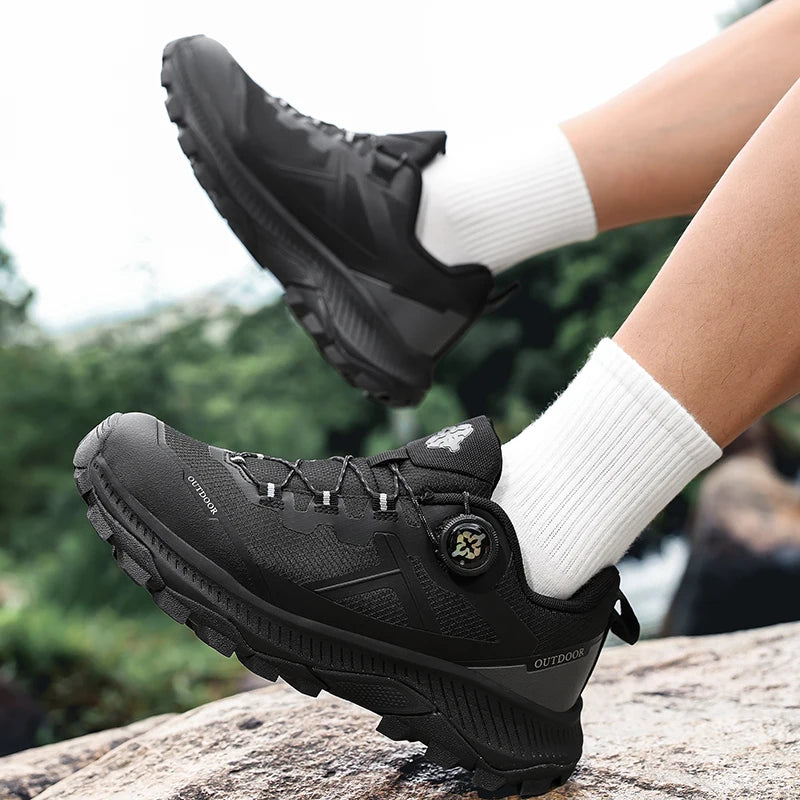 Waterproof Hiking Shoes – Men & Women | Non-Slip, Wear-Resistant Casual Sneakers | Breathable Outdoor Walking Boots - Cast And Catch