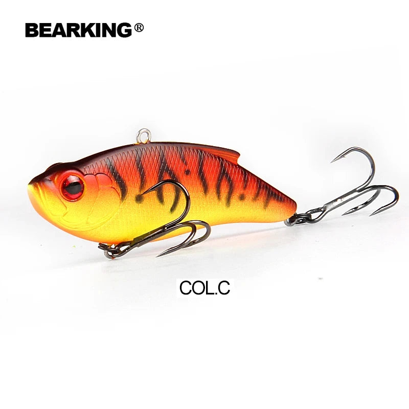 BEARKING Wobbler Lure – 7.5cm, 15g | Hard Crankbait | Artificial Bait for Pike, Bass & Trout - Cast And Catch
