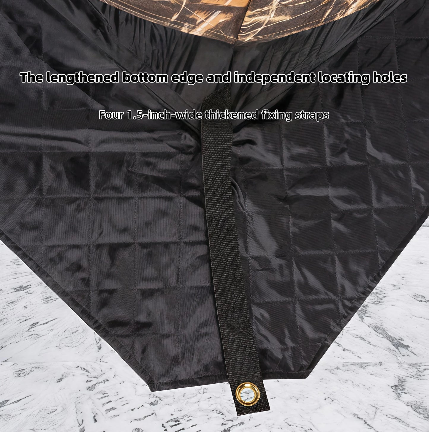 Outdoor Ice Fishing Tent – Thickened Cotton | Snowproof Winter Tent | 3–4 Person with Chimney Opening - Cast And Catch