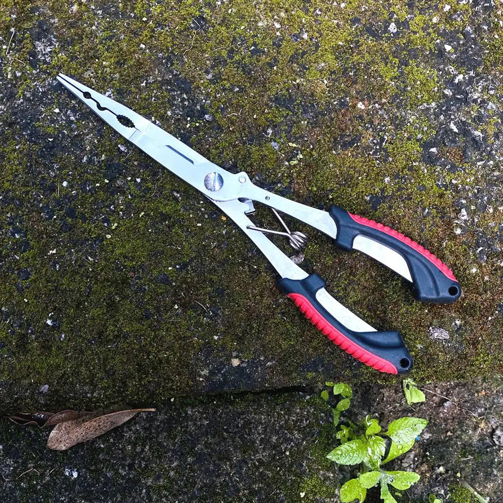 Fishing Pliers – Ergonomic, Anti-Slip & High-Strength | Multifunctional for Cutting Line & Tying Hooks | Angling Equipment - Cast And Catch