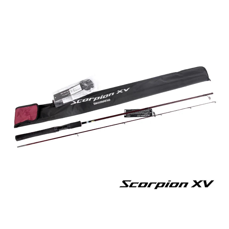SHIMANO Scorpion XV Spinning/Casting Rod – FF/F/R | 1.22–1.98m | FUJI Rings | Portable - Cast And Catch