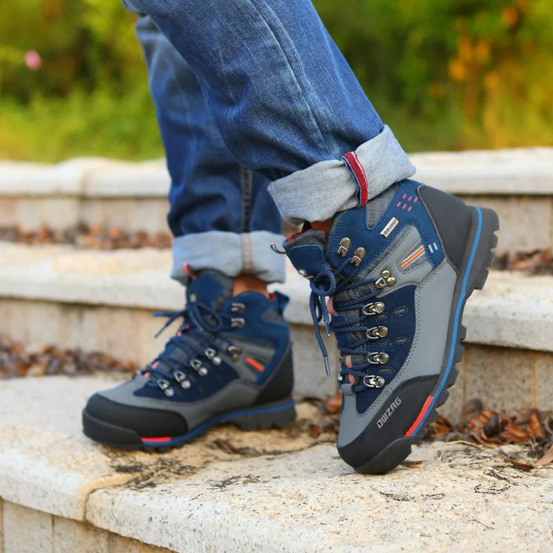 Men’s Hiking Shoes – Outdoor Mountain Climbing Sneakers | Top-Quality Casual Fashion & Snow Boots - Cast And Catch
