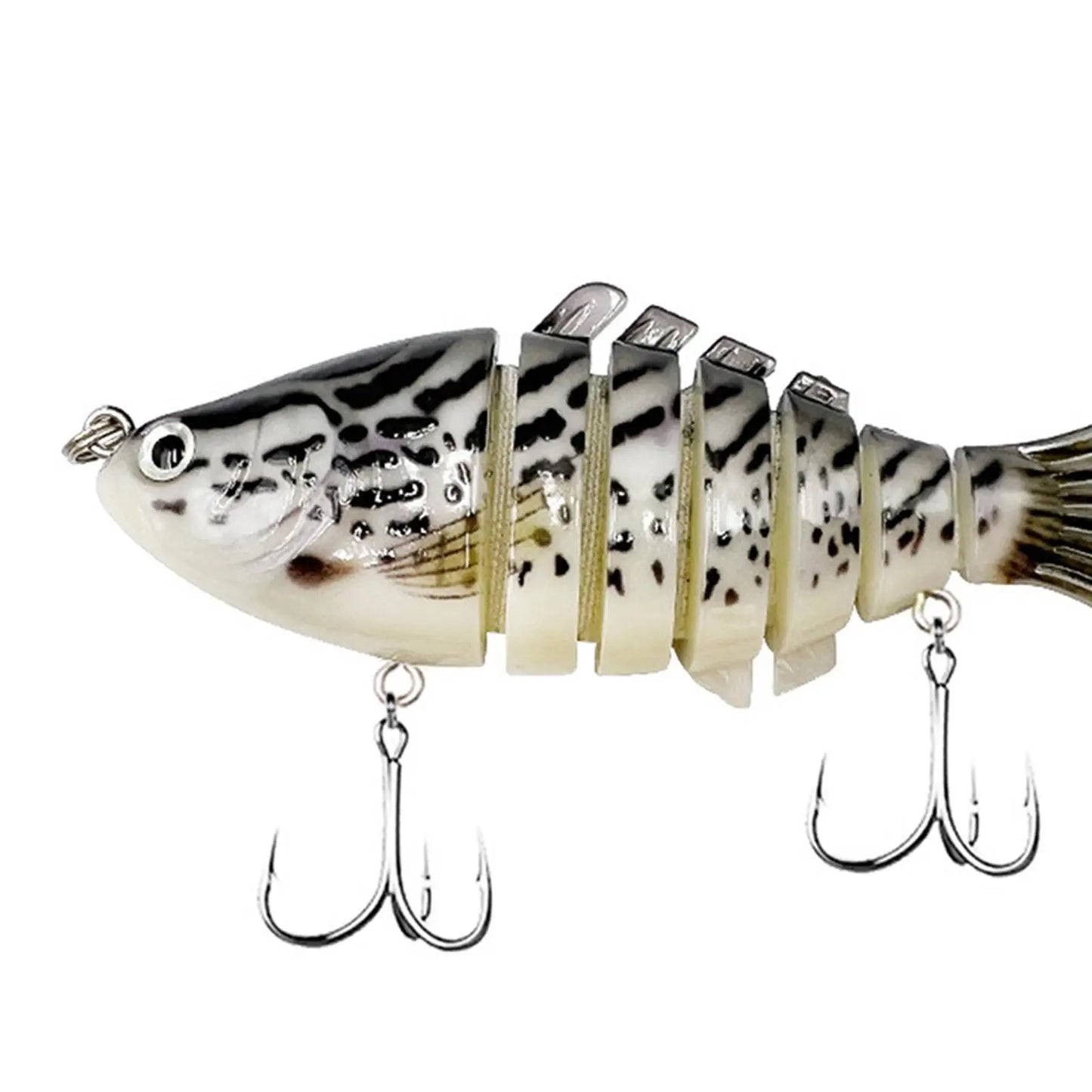 Swimming Fishing Lures – Slow-Sinking Hard Bait | Metal Hooks | Swimbait for Lake | Bluegill, Catfish, Pike & Walleye - Cast And Catch