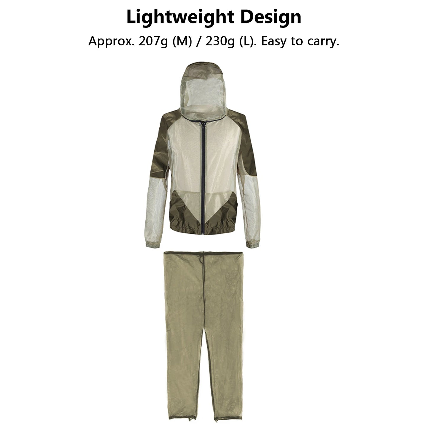 Men’s Fishing Clothes – High-Density Mesh Protection Suit | Long Sleeve Shirt & Pants | Hiking & Fishing - Cast And Catch