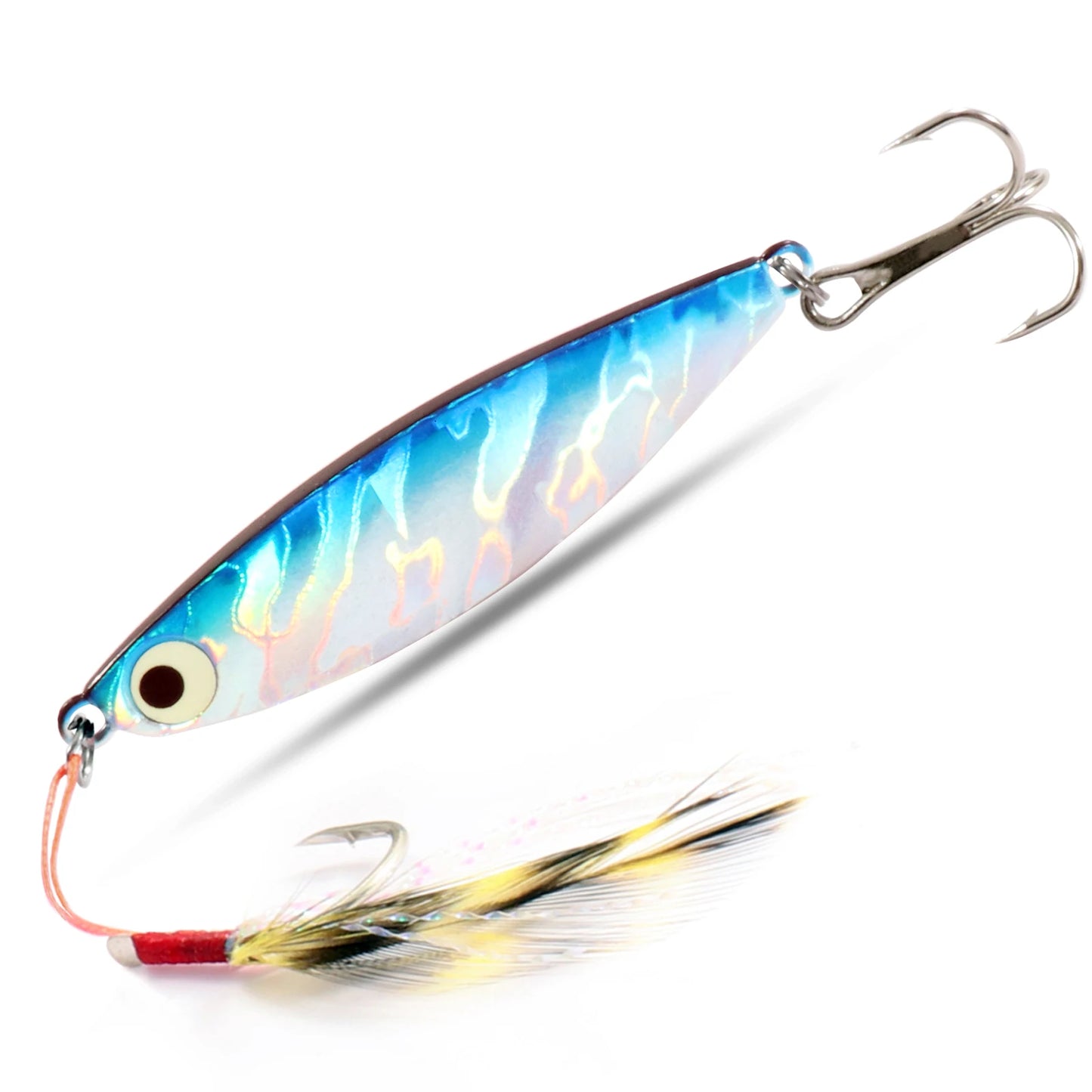 Fishing Lures – Metal Jig/Spinning Spoon | Feather & Carbon Hooks | Hard Artificial Bait | Luminous Eye | Sinking | Bass & General Tackle - Cast And Catch
