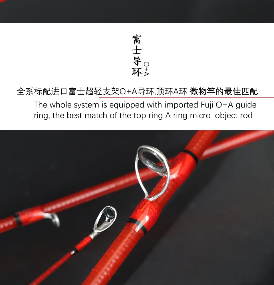 Aioushi Fully Hollow Multi-Section UD Fiberglass Trout Rod | Handcrafted Solid Wood Handle | Portable - Cast And Catch