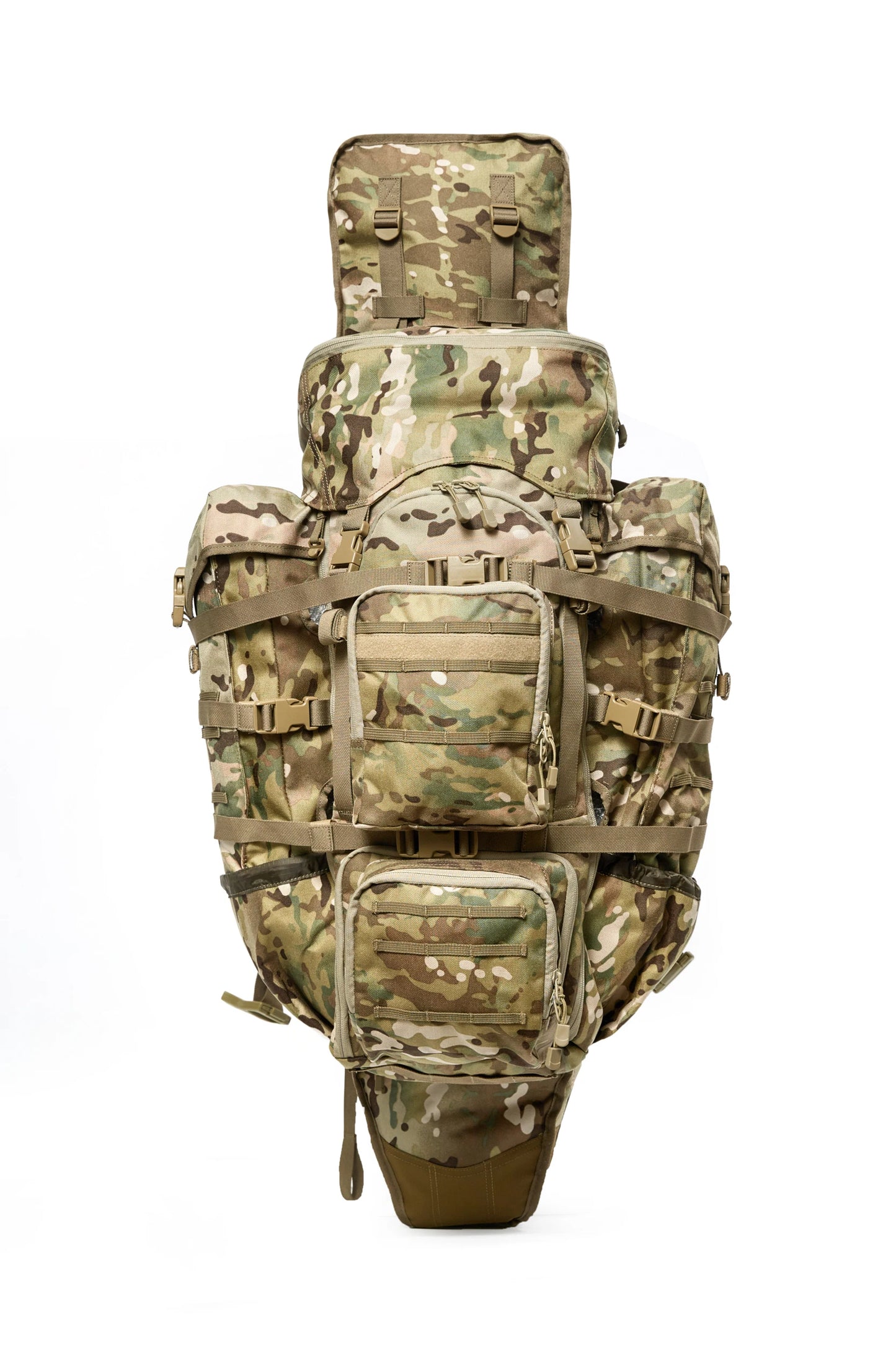 Military Sniper Backpack – 80L | Tactical Waterproof Pack | G4 Gun Scabbard | Rain Cover | Adjustable Frame | Elite Forces Certified - Cast And Catch