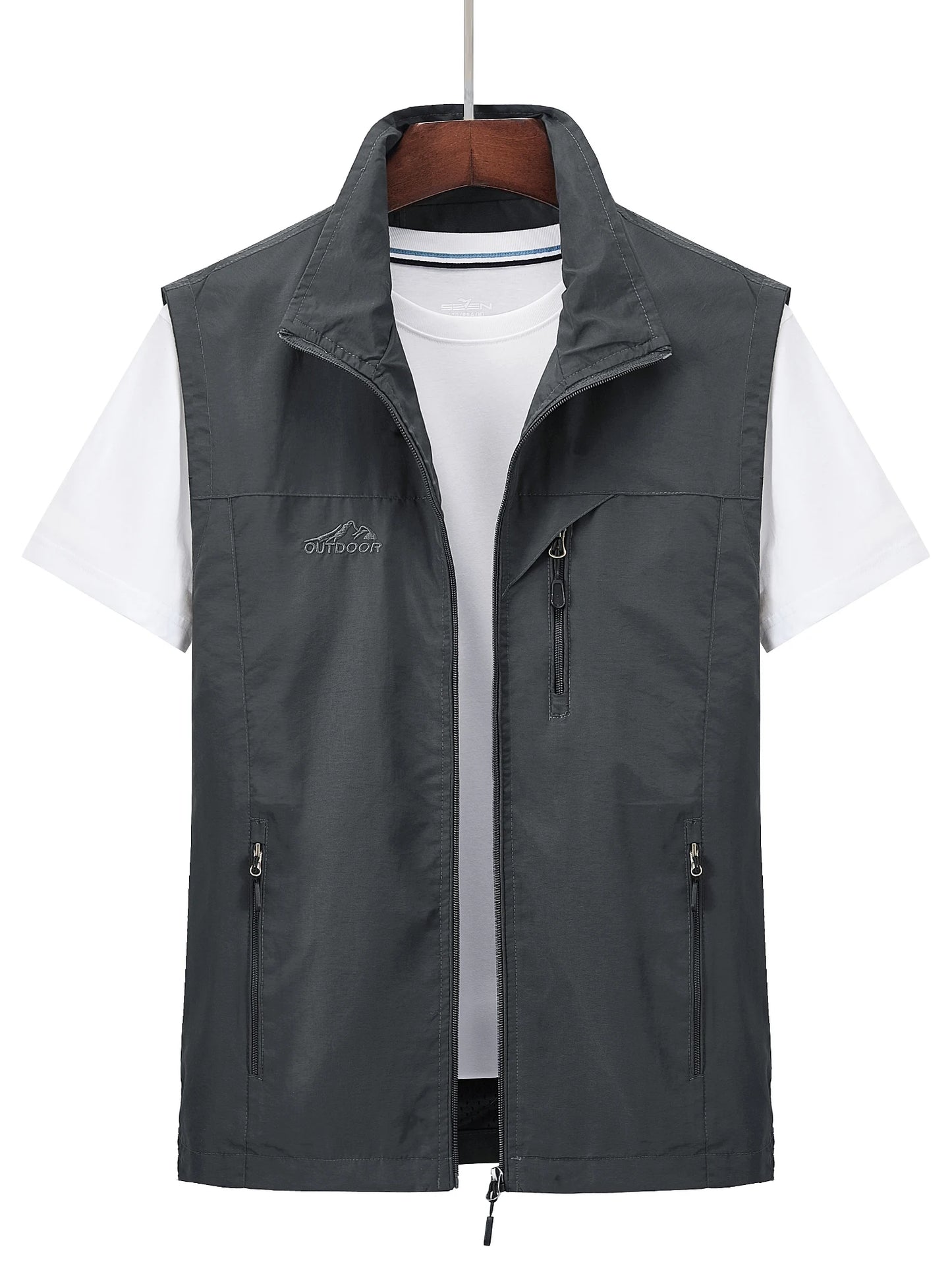 Men’s Fishing Vest – 2025 Spring/Autumn | Quick-Drying Outdoor & Leisure Vest | Photography, Fishing & Work Use | Horse Clip - Cast And Catch