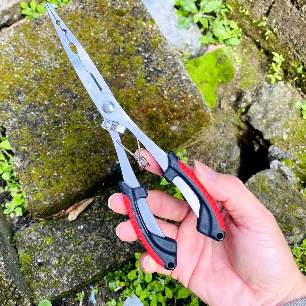 Fishing Pliers – Ergonomic, Anti-Slip & High-Strength | Multifunctional for Cutting Line & Tying Hooks | Angling Equipment - Cast And Catch