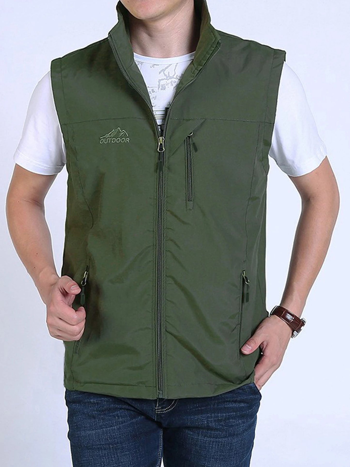 Men’s Fishing Vest – 2025 Spring/Autumn | Quick-Drying Outdoor & Leisure Vest | Photography, Fishing & Work Use | Horse Clip - Cast And Catch